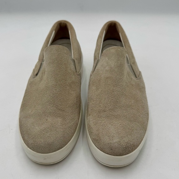 Prada Women's Sport Beige Suede Slip On Skate Sneakers Size EU 38 US 7.5 shoes - Picture 8 of 11